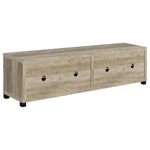 English Elm Arnaud Matte Black 3 Piece Entertainment Center with Media Towers for Living Room B062S01766