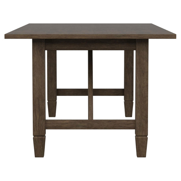 English Elm Jamie Trestle Base Mahogany Veneer Extendable Dining Table for Farmhouse Rooms B062P447822