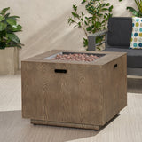 Christopher Knight Home® - Noble House - Wellington Outdoor 33-Inch Square Fire Pit