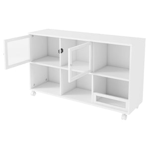 English Elm Twin Metal Loft Bed with Stairs and Six Storage Cubbies, Sturdy Metal Slat Support, Safe Low Design for Kids White 75.2 L x 17.72 W x 9.45 H W2593P305721