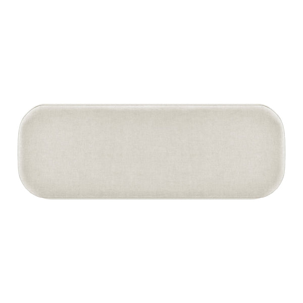 New Pacific Direct Clinton Luxe Storage Bench - Chic Green Fabric With Hidden Compartment For Clutter-free Living Spaces Seneca Beige 100% Polyester 1600093-710-npd