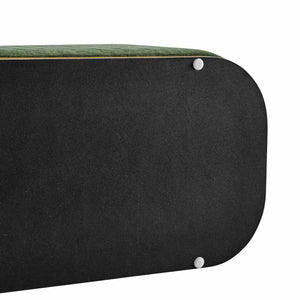 New Pacific Direct Clinton Luxe Storage Bench - Chic Green Fabric With Hidden Compartment For Clutter-free Living Spaces Seneca Green 100% Polyester 1600093-714-npd