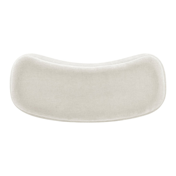 New Pacific Direct Leony Chenille Storage Bench With Lifting Cushion And Charming Chestnut Wood Legs For Stylish Spaces Seneca Beige 100% Polyester 1600094-710-npd