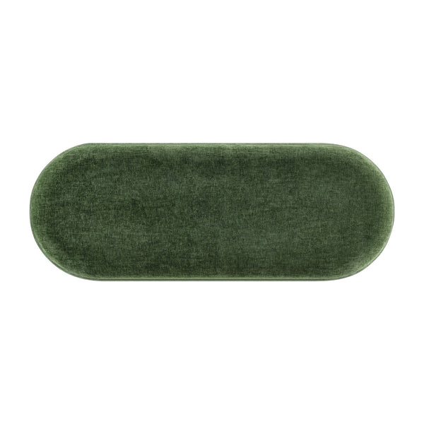 New Pacific Direct Ayleen Chenille Storage Bench - Stylish, Cozy Seating With Hidden Storage For Modern Homes And Spaces Seneca Green 100% Polyester 1600095-714-npd