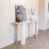 Risan Console Table Natural 109854 Zuo Modern