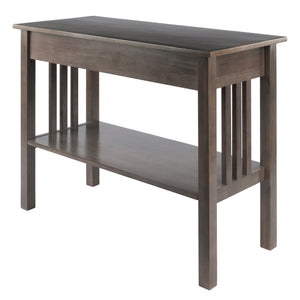 Winsome Wood Stafford Console Hall Table - Contemporary Oyster Gray With Storage, Perfect For Entryway Or Living Room Oyster Gray Solid ,Composite Wood 16033-winsome-wood