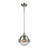 Riley 10'' Wide 1-Light Mini Pendant - Satin Nickel 16060/1 Elk Lighting