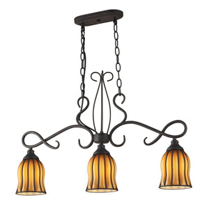 Phoenix 29'' Wide 3-Light Linear Chandelier 1606/3 Elk Lighting