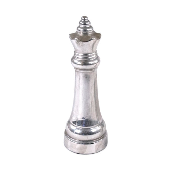 Zentique Queen Terracotta Chess Accent Sculpture - Matte Handcrafted Queen Motif for Mantel, Shelf, Gift W4.75 x H14 x xD4.75 16079 A840