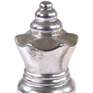 Zentique Queen Terracotta Chess Accent Sculpture - Matte Handcrafted Queen Motif for Mantel, Shelf, Gift W4.75 x H14 x xD4.75 16079 A840