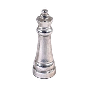 Zentique Queen Terracotta Chess Accent Sculpture - Matte Handcrafted Queen Motif for Mantel, Shelf, Gift W4 x H11.5 x D4 16080 A840
