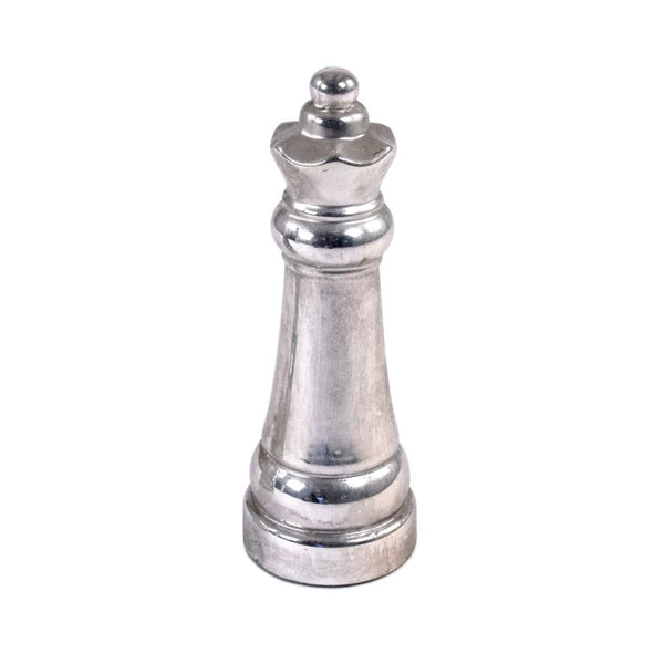 Zentique Queen Terracotta Chess Accent Sculpture - Matte Handcrafted Queen Motif for Mantel, Shelf, Gift W4 x H11.5 x D4 16080 A840
