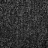 Akeela Black Linen Textured Fabric Bench 160Black Meridian Furniture