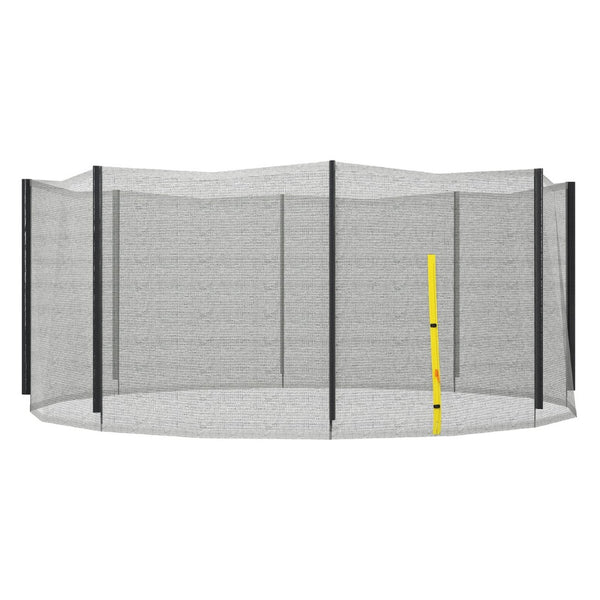 English Elm Soozier 14ft Round Trampoline Replacement Enclosure Net with Zippered Pe Mesh Guard W2225P200470