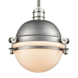 Riley 10'' Wide 1-Light Mini Pendant - Weathered Zinc 16107/1 Elk Lighting