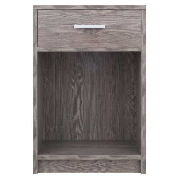 Winsome Wood Rennick Accent Table - Stylish Ash Gray Nightstand With Drawer & Open Shelf For Home & Office Use Ash Gray Composite Wood ,Metal 16115-winsome-wood
