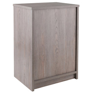 Winsome Wood Rennick Accent Table - Stylish Ash Gray Nightstand With Drawer & Open Shelf For Home & Office Use Ash Gray Composite Wood ,Metal 16115-winsome-wood