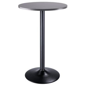 Winsome Wood Tarah Pub Table - Stylish Black And Slate Gray Design For Cozy Dining, Gatherings, And Display Slate Gray ,Black Composite Wood ,Metal 16123-winsome-wood