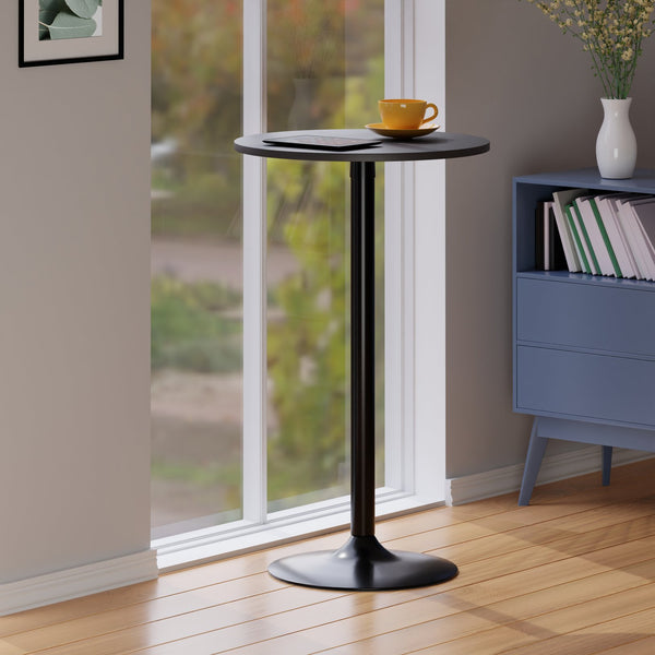 Winsome Wood Tarah Pub Table - Stylish Black And Slate Gray Design For Cozy Dining, Gatherings, And Display Slate Gray ,Black Composite Wood ,Metal 16123-winsome-wood