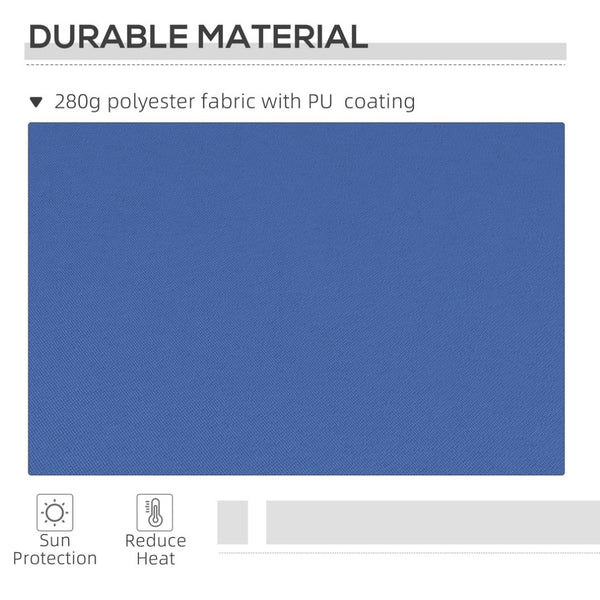 English Elm Outsunny 12' X 10' Retractable Awning - Durable Uv & Water-Resistant Shade With Manual Crank For Decks W2225P175523-GIGA