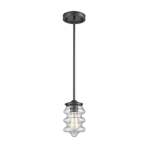 Synchronis 5'' Wide 1-Light Mini Pendant - Oil Rubbed Bronze 16160/1 Elk Lighting