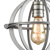 Aubridge 10'' Wide 1-Light Mini Pendant - Weathered Zinc 16171/1 Elk Lighting