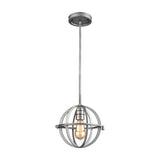 Aubridge 10'' Wide 1-Light Mini Pendant - Weathered Zinc 16171/1 Elk Lighting