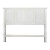 OSP Home Furnishings Farmhouse Queen Headboard Rustic White