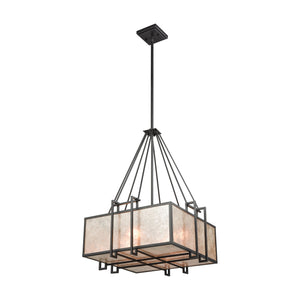 Stasis 23'' Wide 4-Light Chandelier - Oil Rubbed Bronze 16185/4 Elk Lighting