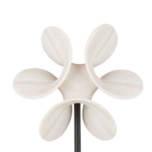 Helice Marble Ring - Stunning Handcrafted Sculpture with Dynamic Propeller Shape for Elegant Spaces