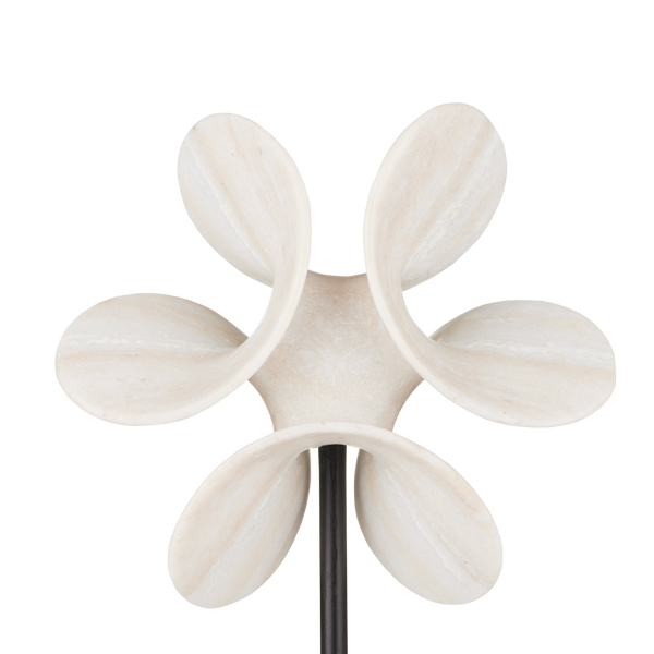 Helice Marble Ring - Stunning Handcrafted Sculpture with Dynamic Propeller Shape for Elegant Spaces