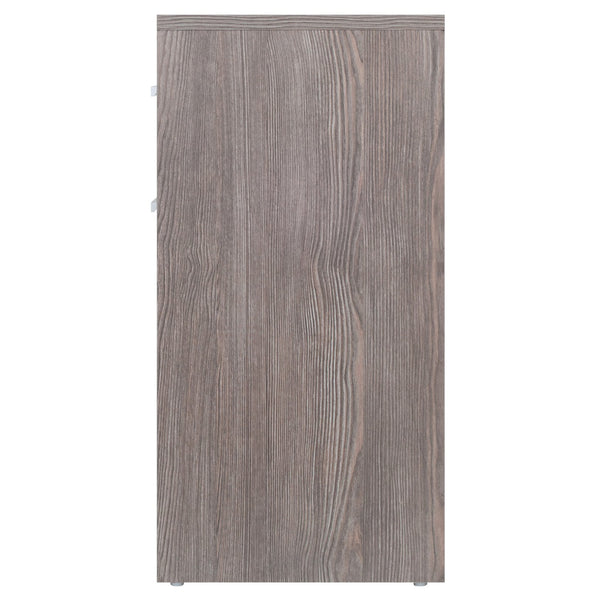 Winsome Wood Molina 2-drawer Accent Table In Ash Gray - Stylish Nightstand With Open Shelf For Storage & Decor Ash Gray Composite Wood ,Metal 16216-winsome-wood