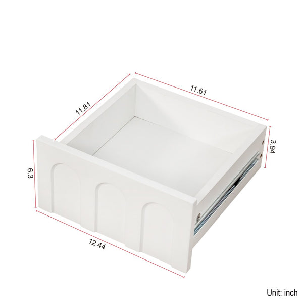 English Elm White Sideboard Storage Cabinet – Modern Multi-Functional Design With Glass Doors & Versatile Shelving W331P298183-GIGA