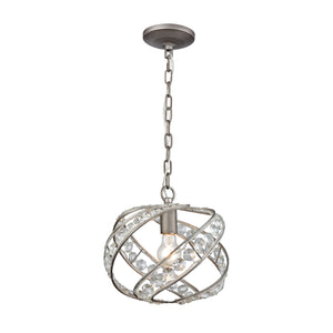 Renaissance 11'' Wide 1-Light Mini Pendant - Weathered Zinc 16247/1 Elk Lighting