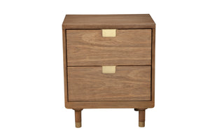 IDEAZ 1624APB Sand Classic 2 Drawer Nightstand Sand 1624APB