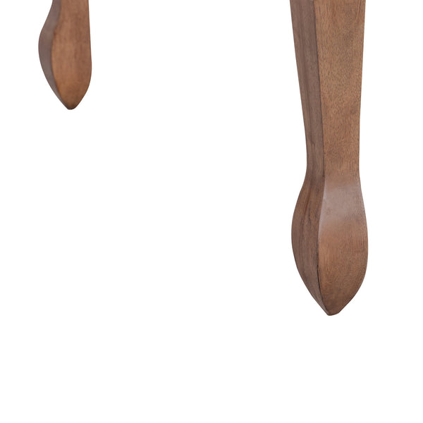 English Elm Christopher Knight Home® - EXT. EXT. DINING TABLE with French Country Cabriole Legs, Butterfly Leaf Expandable Rustic Chic 79.65" Walnut N771P355876T