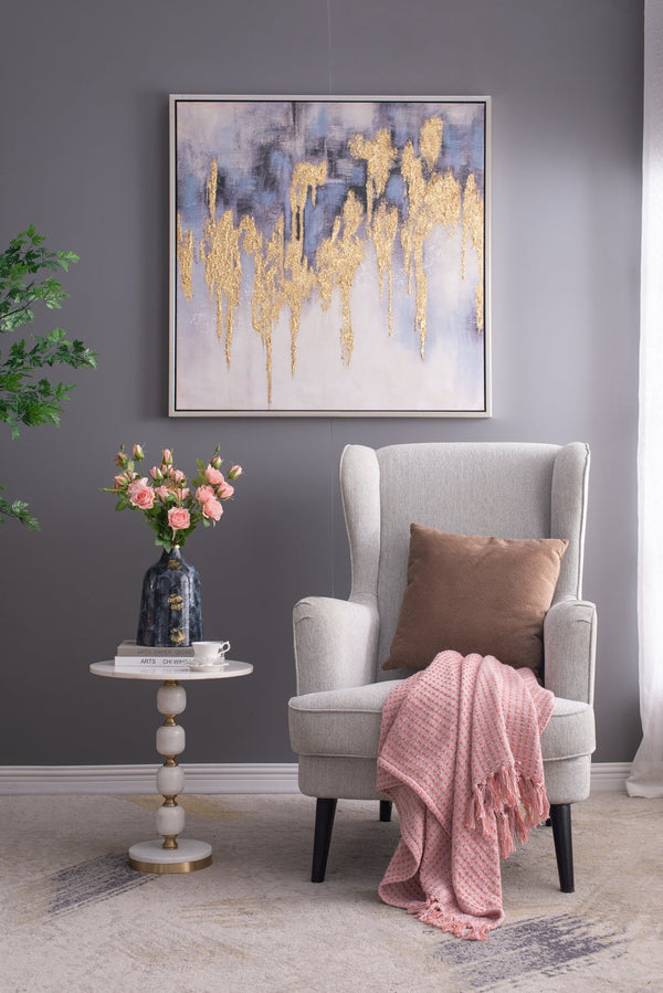 English Elm 50X60" Decorative Pink Cotton Throw Blanket Set With Tassels - Stylish, Soft, And Versatile Comfort! W2078P345504