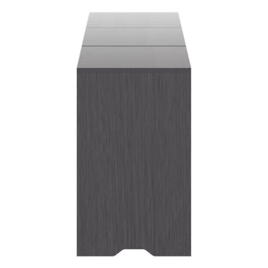 Winsome Wood Nova 3-piece Storage Cabinet Set In Charcoal - Stylish & Versatile Organization For Home Office Spaces Charcoal Composite Wood 16333-winsome-wood