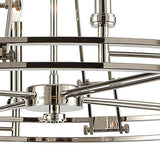 Bergamo 36'' Wide 8-Light Chandelier - Polished Nickel 16343/8 Elk Lighting