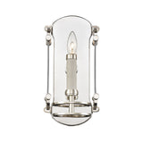 Bergamo 14'' High 1-Light Sconce - Polished Nickel 16350/1 Elk Lighting