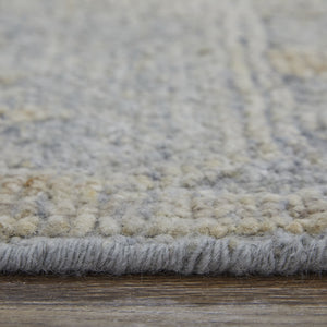 Feizy Rugs Grafton Hand-knotted Wool Rug - Luxurious Floral Design With Rich Afghan Heritage For Any Space Blue,Gray,Yellow Wool Gft69fmfblugrye50