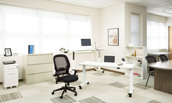 OSP Home Furnishings Airgrid® Ergonomic Mesh Office Task Chair with Lumbar Support and Synchro Tilt Control 5540