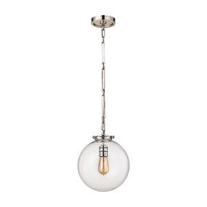 Gramercy 11'' Wide 1-Light Mini Pendant - Polished Nickel 16390/1 Elk Lighting