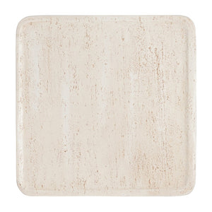 English Elm Daphne Outdoor Mgo Side Table Travertine Stone Finish Compact Patio Accent N775P385382T