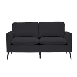 English Elm Ts Cat Paw Faux Leather Accent Chair Nordic Retro Single Seat for Bedroom Lounge Black W2311P457732