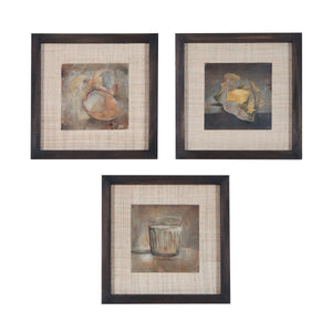 Reclaimed Tin Dimensional Wall Art - Set of 3 164042S Elk Home