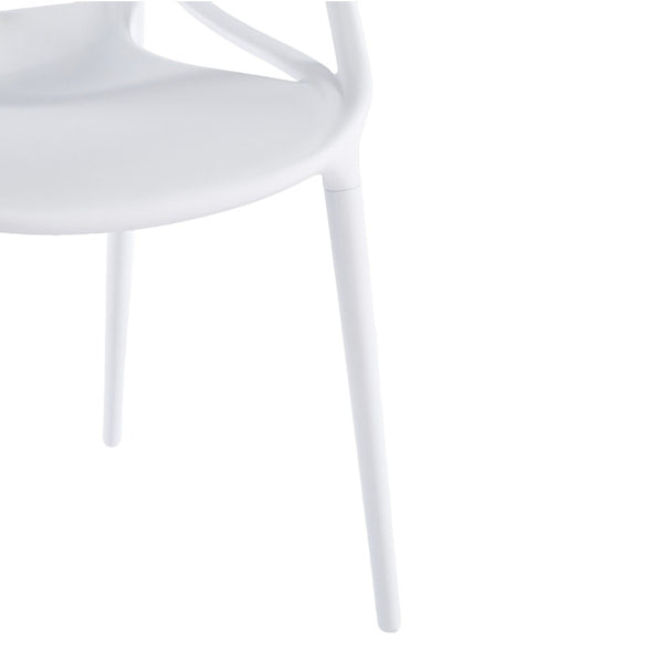 English Elm 1+4,5pieces Mid-century Dining Set White Mdf Top Tapered Metal Legs Seats Six W3766S00010