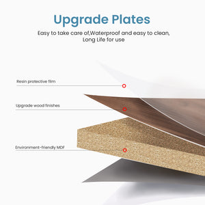 English Elm 3-Drawer Mobile Filing Cabinet with Lockable Casters, Durable Waterproof Wood Grain Organizer for Office Brown T3623P380703