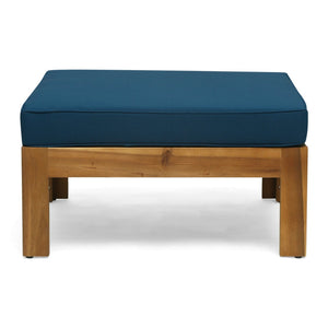 English Elm Cambridge Acacia Wood Outdoor L Shaped Sectional Sofa Set with Teak Finish Patio 63705.00DT