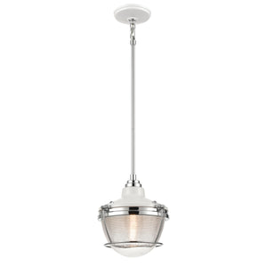 Seaway Passage 10'' Wide 1-Light Mini Pendant - Polished Nickel 16525/1 Elk Lighting